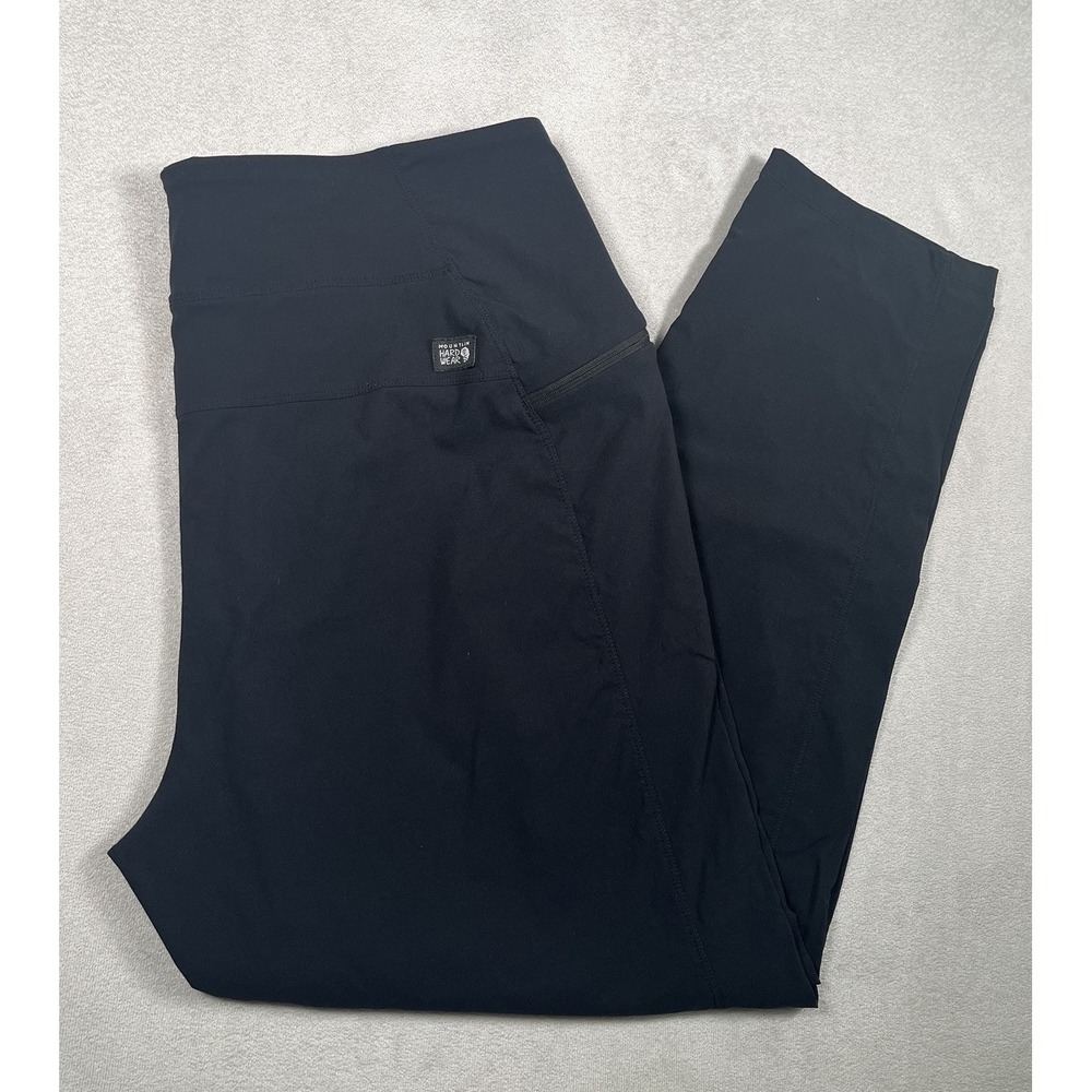 Mountain Hardwear Womens Dynama Pant XL Black Pull On Stretch Hiking Outdoor